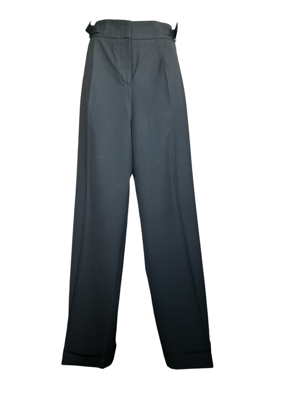 Trina Turk High-Waist Wide Leg Trousers in Black